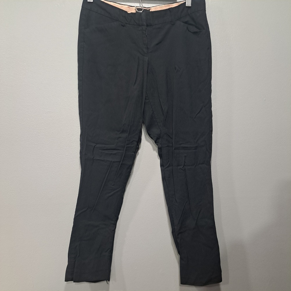 The Limited Drew Fit Black Dress Pants Size 6R Straight Leg Office Trousers